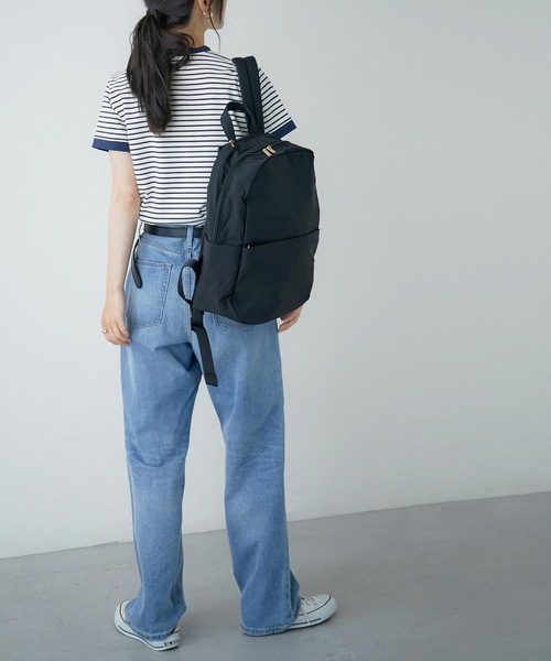 Fashion Letter（ファッションレター）の「9ポケットリュックサック（バックパック/リュック・レディース・ブラック/ベージュ/グレー/ブルー・FREE）」の21枚目の写真