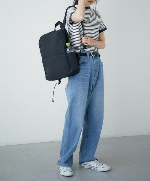 Fashion Letter（ファッションレター）の「9ポケットリュックサック（バックパック/リュック・レディース・ブラック/ベージュ/グレー/ブルー・FREE）」の14枚目の写真