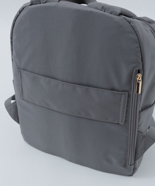 Fashion Letter（ファッションレター）の「9ポケットリュックサック（バックパック/リュック・レディース・ブラック/ベージュ/グレー/ブルー・FREE）」の22枚目の写真