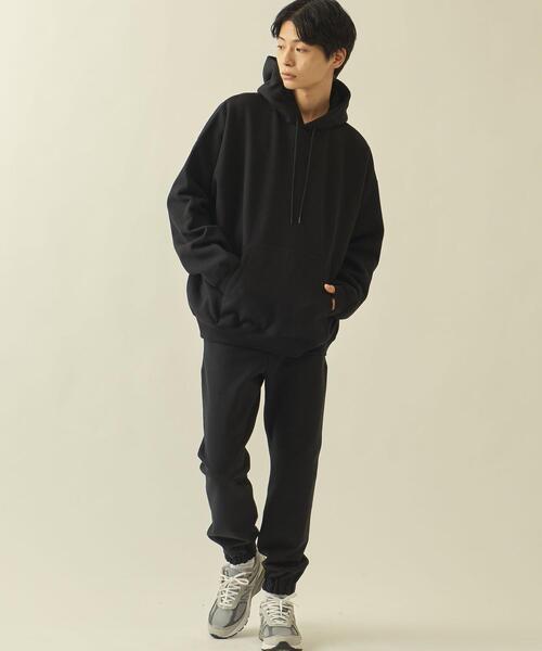 info. BEAUTY&YOUTH（インフォビューティアンドユース）の「【WEB限定】 ＜info. BEAUTY&YOUTH＞ スーパービッグ スウェット パーカー（パーカー・メンズ・ホワイト/ベージュ/グレー/ダークグレー/ブラック/パープル/ライム/ライラック/ナチュラル/ライトブルー・L/S/XL/M）」の18枚目の写真