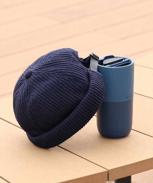 BEAMS HEART（ビームスハート）の「リブ ロールキャップ（ニットキャップ/ビーニー・メンズ・ベージュ/ブラック/ネイビー・ONE SIZE）」の11枚目の写真