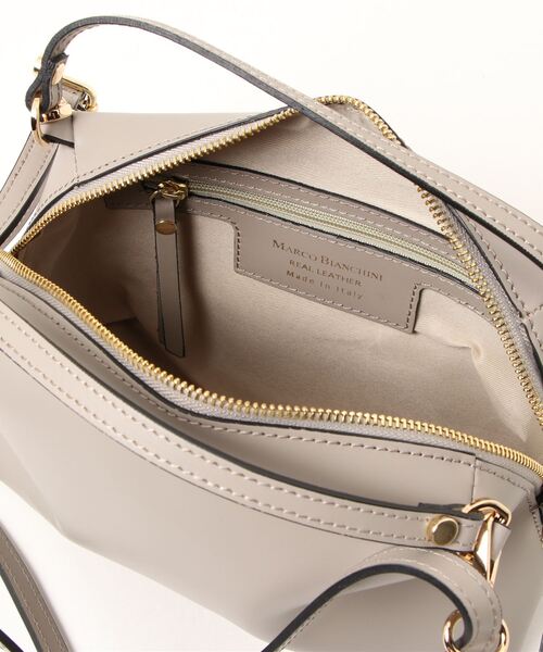 MARCO BIANCHINI（マルコビアンチーニ）の「【Marco Bianchini/マルコビアンキーニ】 2wayショルダーバッグ（ショルダーバッグ・レディース・ダークグリーン/ベージュ/ブロンズ/ブラック/バイオレット・FREE）」の12枚目の写真