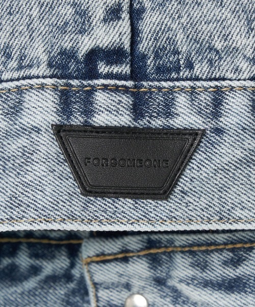FORSOMEONE（フォーサムワン）の「FORSOMEONE CHEMICAL DENIM JACKET