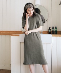 sleeping.com | オリジナルの香り付き素材 レディス・ゆるふわダブルパイルカットソー半袖ワンピース(ルームウェア/パジャマ)