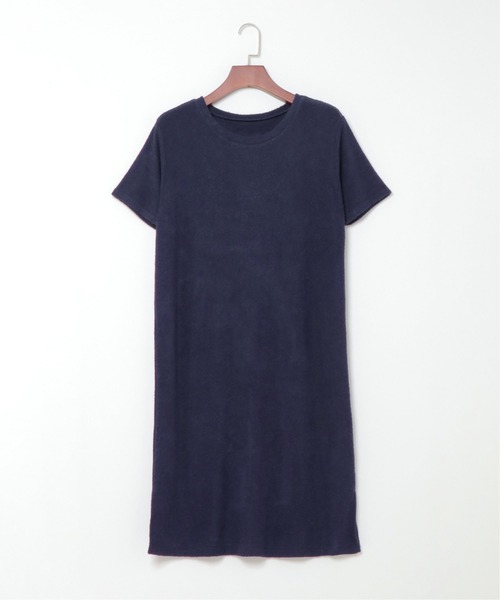 sleeping.com（スリーピングドットコム）の「オリジナルの香り付き素材 レディス・ゆるふわダブルパイルカットソー半袖ワンピース（ルームウェア/パジャマ・レディース・ネイビー/ベージュ/オリーブ・フリー）」の11枚目の写真