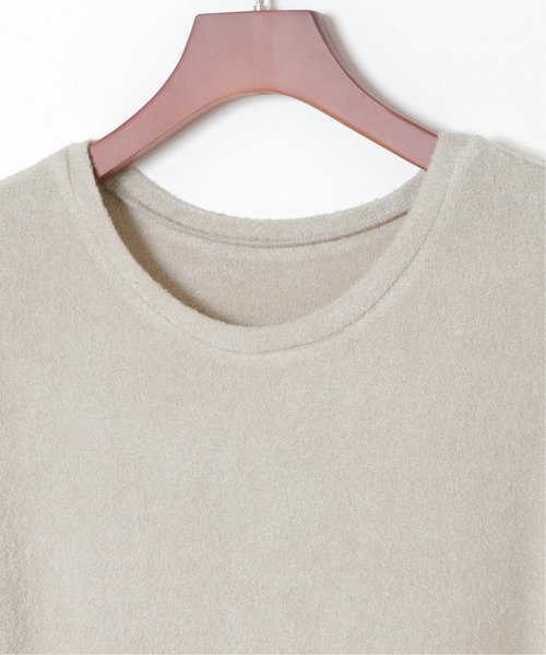 sleeping.com（スリーピングドットコム）の「オリジナルの香り付き素材 レディス・ゆるふわダブルパイルカットソー半袖ワンピース（ルームウェア/パジャマ・レディース・ネイビー/ベージュ/オリーブ・フリー）」の6枚目の写真