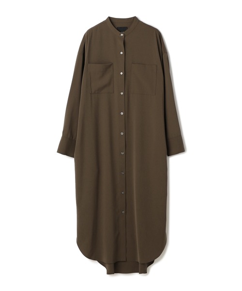N.O.R.C by the line（ノークバイザライン）の「バンドカラーシャツワンピース（シャツワンピース・レディース・チャコール/ブラウン/ベージュ・S/M）」の19枚目の写真