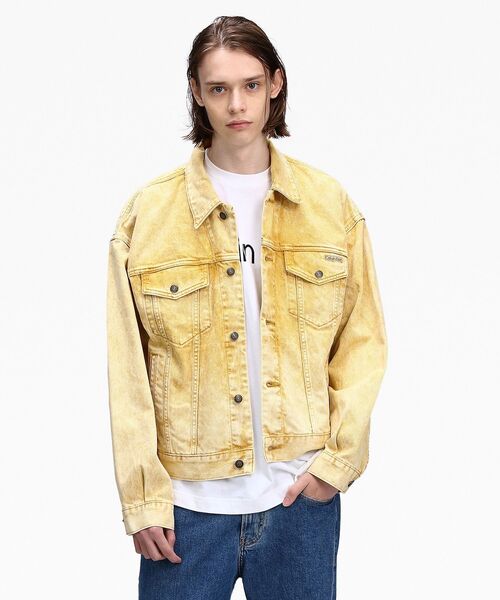 Calvin Klein（カルバン・クライン）の「ウォッシュデニムジャケット 