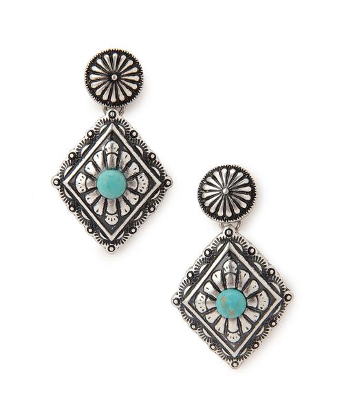 Another Edition（アナザーエディション）の「ターコイズモチーフピアス/ AE TQ MTF P（ピアス（両耳用）・レディース・その他1/その他2・フリー）」の2枚目の写真