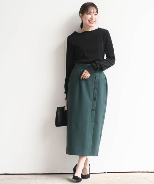 rps（アールピーエス）の「プリーツリブプルオーバー（Tシャツ/カットソー・レディース・ブラック/ブラウン/オフホワイト/アイボリー/マスタード/ブルー/ホワイト系その他2/ライトグレー・フリー）」の11枚目の写真