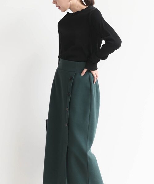 rps（アールピーエス）の「プリーツリブプルオーバー（Tシャツ/カットソー・レディース・ブラック/ブラウン/オフホワイト/アイボリー/マスタード/ブルー/ホワイト系その他2/ライトグレー・フリー）」の12枚目の写真