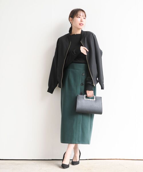 rps（アールピーエス）の「プリーツリブプルオーバー（Tシャツ/カットソー・レディース・ブラック/ブラウン/オフホワイト/アイボリー/マスタード/ブルー/ホワイト系その他2/ライトグレー・フリー）」の19枚目の写真