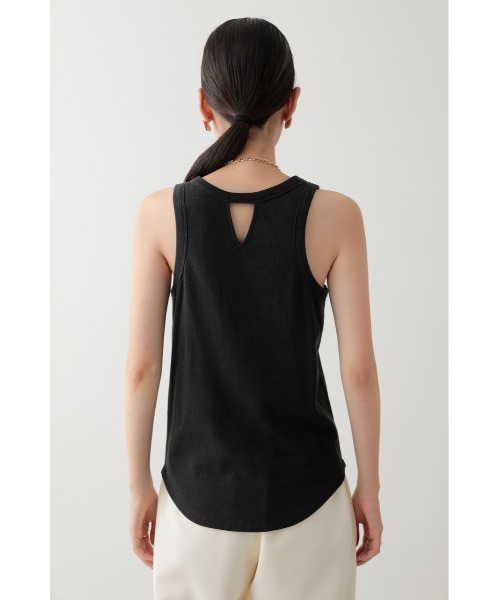 crie conforto（クリーコンフォルト）の「カップ付きアメスリタンク（タンクトップ・レディース・ホワイト/チャコールグレー/ブラック・SMALL/MEDIUM/LARGE）」の20枚目の写真