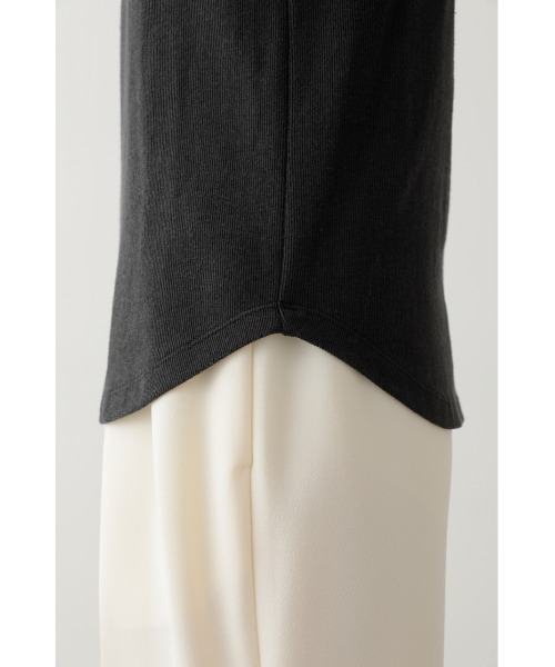 crie conforto（クリーコンフォルト）の「カップ付きアメスリタンク（タンクトップ・レディース・ホワイト/チャコールグレー/ブラック・SMALL/MEDIUM/LARGE）」の10枚目の写真