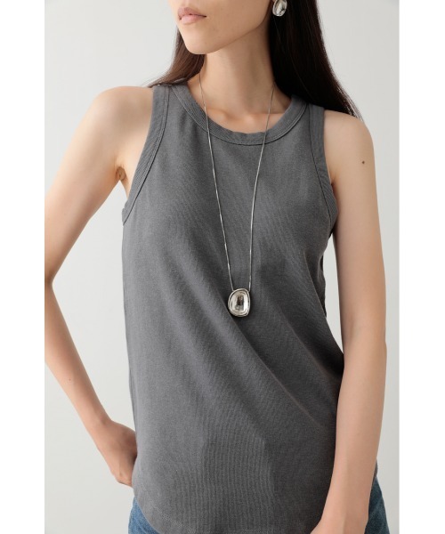 crie conforto（クリーコンフォルト）の「カップ付きアメスリタンク（タンクトップ・レディース・ホワイト/チャコールグレー/ブラック・SMALL/MEDIUM/LARGE）」の15枚目の写真