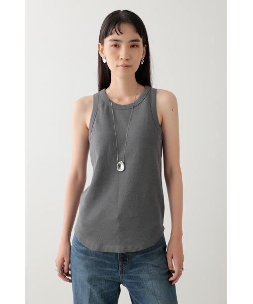 crie conforto（クリーコンフォルト）の「カップ付きアメスリタンク（タンクトップ・レディース・ホワイト/チャコールグレー/ブラック・SMALL/MEDIUM/LARGE）」の21枚目の写真