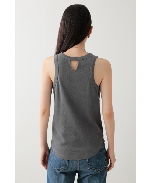 crie conforto（クリーコンフォルト）の「カップ付きアメスリタンク（タンクトップ・レディース・ホワイト/チャコールグレー/ブラック・SMALL/MEDIUM/LARGE）」の13枚目の写真