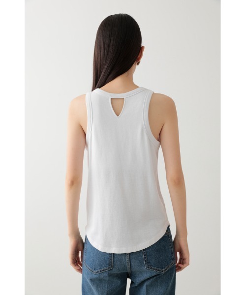 crie conforto（クリーコンフォルト）の「カップ付きアメスリタンク（タンクトップ・レディース・ホワイト/チャコールグレー/ブラック・SMALL/MEDIUM/LARGE）」の14枚目の写真