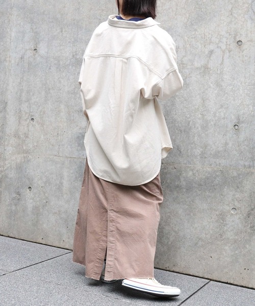 HONEYSUCKLE ROSE(ハニーサックルローズ)の「【HONEYSUCKLE ROSE】シャツアウター(シャツ/ブラウス・レディース・キナリ・M/L)」の6枚目の写真