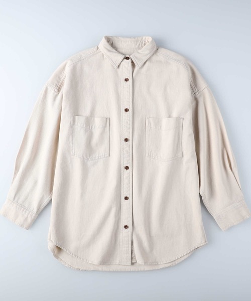 HONEYSUCKLE ROSE(ハニーサックルローズ)の「【HONEYSUCKLE ROSE】シャツアウター(シャツ/ブラウス・レディース・キナリ・M/L)」の8枚目の写真