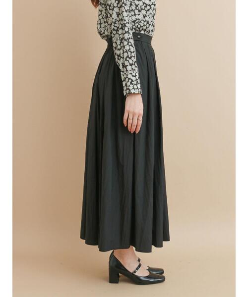 Te chichi（テチチ）の「ナイロンワッシャーギャザースカート（スカート・レディース・ブラック/ベージュ/グレー/ボルドー・ﾌﾘ-）」の20枚目の写真