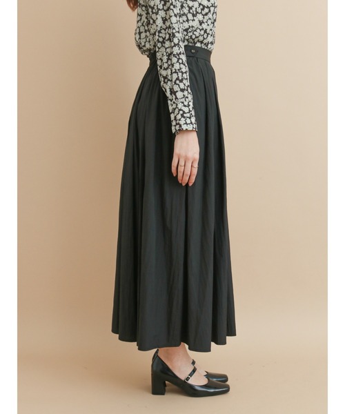 Te chichi（テチチ）の「ナイロンワッシャーギャザースカート（スカート・レディース・ブラック/ベージュ/グレー/ボルドー・ﾌﾘ-）」の10枚目の写真