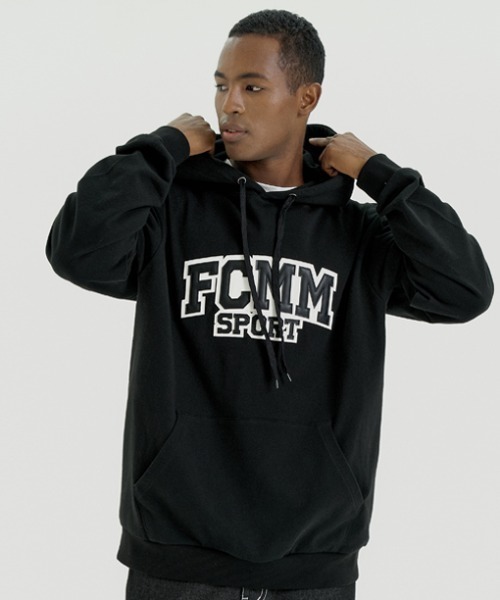 ☆FCMM☆ OLD SCHOOL SPORTS HOODIE フーディ 男女兼用 大人気 FCMM Unisex Old School Sports Hoodie Ivory | Sweatshirts