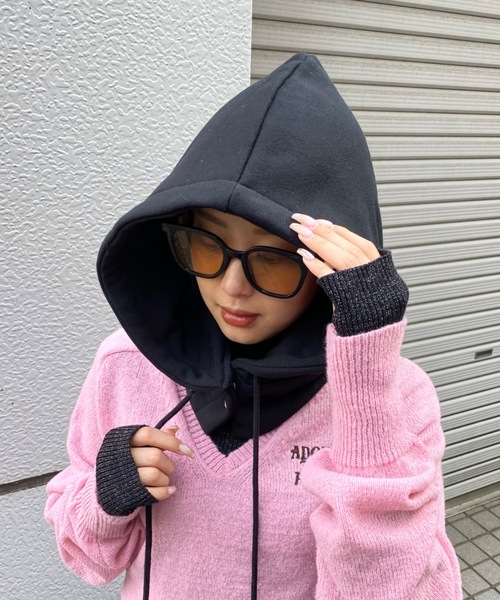 SHAGGIE（シャギー）の「裏起毛スウェットバラクラバ（その他ヘア