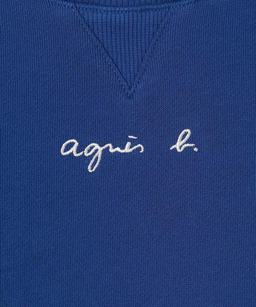 agnes b.（アニエスベー）の「K330 E SWEAT キッズ スウェット（スウェット・キッズ・ブルー・4YEAR/12YEAR/8YEAR/6YEAR/10YEAR）」の3枚目の写真