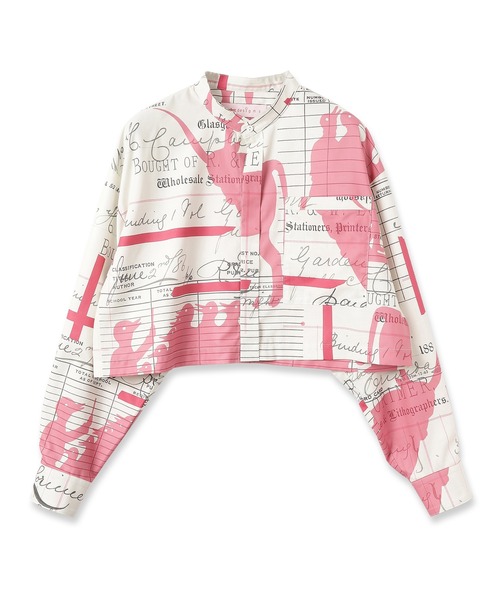 2023春夏】SILHOUETTE PRINT SHIRT / シルエットプリントシャツ