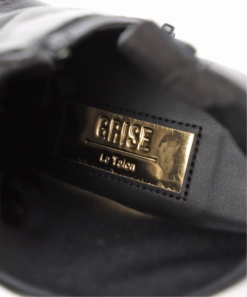 GRISE(グリーズ)の「GRISE 5.5cmレザーソフトショートブーツ(ブーツ・レディース・アイボリー/ブラック系その他/ブラウン・MEDIUM/LARGE/SMALL)」の12枚目の写真