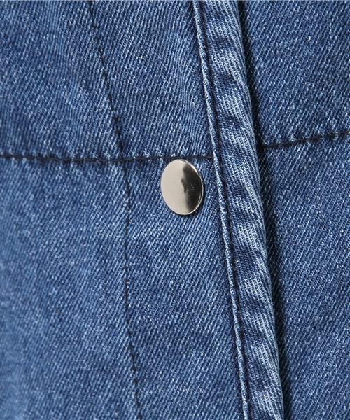 WHO'S WHO gallery（フーズフーギャラリー）の「【minddenim】キルティングデニムコート（その他アウター・レディース・ブルー・FREE）」の9枚目の写真