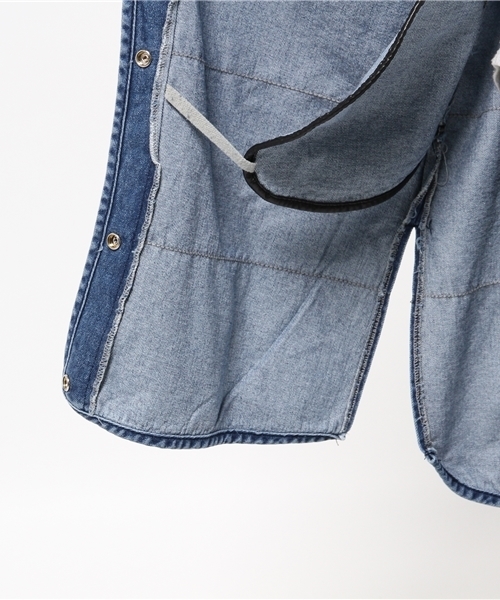 WHO'S WHO gallery（フーズフーギャラリー）の「【minddenim】キルティングデニムコート（その他アウター・レディース・ブルー・FREE）」の10枚目の写真