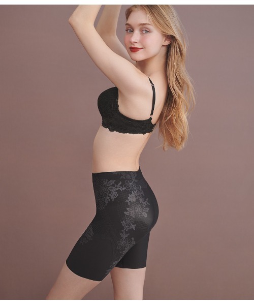 PEACH JOHN(ピーチジョン)の「【締めつけ感なし!!ヒップ・太もも・お腹のお悩みに!着るだけでメリハリ】ナイスバディファーストガードル(インナーウェア/肌着・レディース・ピンクベージュ/ブラック/ブルーグレー/アイボリー/ベビーピンク/グレー/ベージュ・SMALL/MEDIUM/LARGE/X-LARGE)」の15枚目の写真