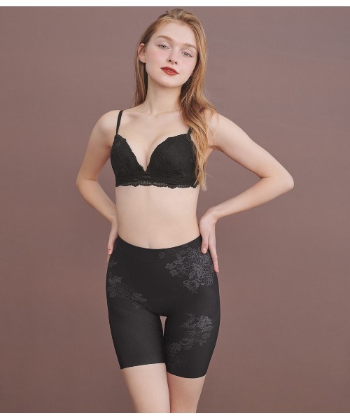 PEACH JOHN(ピーチジョン)の「【締めつけ感なし!!ヒップ・太もも・お腹のお悩みに!着るだけでメリハリ】ナイスバディファーストガードル(インナーウェア/肌着・レディース・ピンクベージュ/ブラック/ブルーグレー/アイボリー/ベビーピンク/グレー/ベージュ・SMALL/MEDIUM/LARGE/X-LARGE)」の14枚目の写真