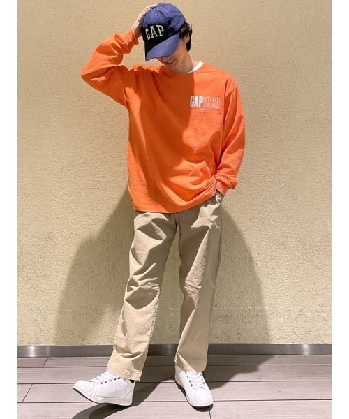 GAP(ギャップ)の「GapFlex ウォッシュウェル エッセンシャル プリーツ リラックスパンツ(チノパンツ・メンズ・ブラック/グリーン/ベージュ/ネイビー・28W/29W/30W/31W/32W/33W/34W/36W)」の22枚目の写真