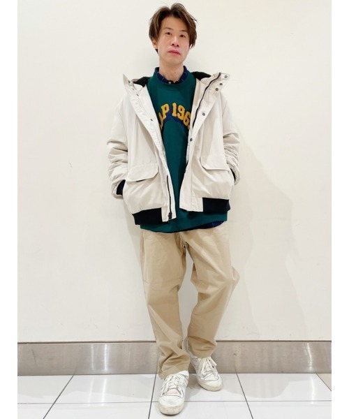 GAP(ギャップ)の「GapFlex ウォッシュウェル エッセンシャル プリーツ リラックスパンツ(チノパンツ・メンズ・ブラック/グリーン/ベージュ/ネイビー・28W/29W/30W/31W/32W/33W/34W/36W)」の17枚目の写真