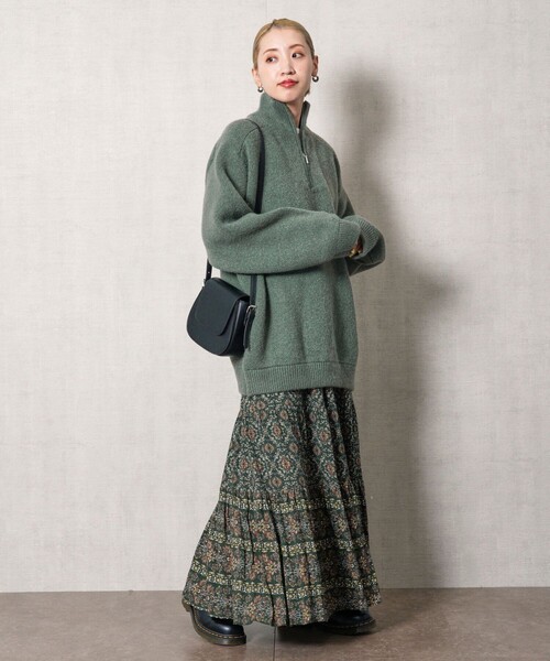 FREAK'S STORE（フリークスストア）の「【WEB限定】ハーフジップニット