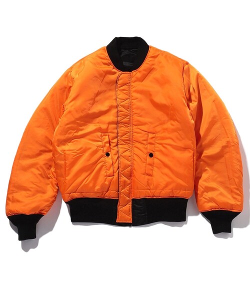 FREAK'S STORE(フリークスストア)の「WEB限定 ALPHA INDUSTRIES/アルファ インダストリーズ MA-1 ナイロン ジャケット/2000-401/2000-403(MA-1・メンズ・ブラック/オリーブ・X-LARGE/LARGE/MEDIUM/SMALL)」の4枚目の写真