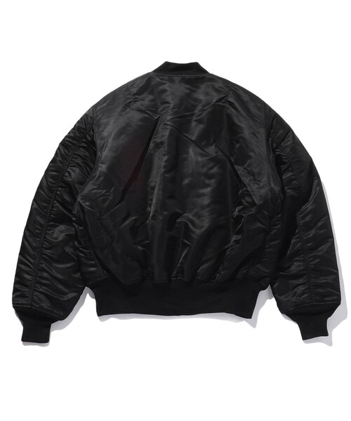 FREAK'S STORE(フリークスストア)の「WEB限定 ALPHA INDUSTRIES/アルファ インダストリーズ MA-1 ナイロン ジャケット/2000-401/2000-403(MA-1・メンズ・ブラック/オリーブ・X-LARGE/LARGE/MEDIUM/SMALL)」の5枚目の写真