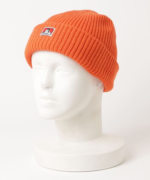 BEN DAVIS（ベンデイビス）の「BEN DAVIS/ベンデイビス Micro Logo Acrylic Knit Cap/アクリル ニットキャップ（ニットキャップ/ビーニー・メンズ・グリーン/イエロー/ベージュ/パープル/オレンジ/ブラック/ダークグリーン/チャコールグレー/グレー・FREE）」の9枚目の写真