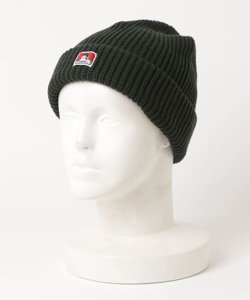 BEN DAVIS（ベンデイビス）の「BEN DAVIS/ベンデイビス Micro Logo Acrylic Knit Cap/アクリル ニットキャップ（ニットキャップ/ビーニー・メンズ・グリーン/イエロー/ベージュ/パープル/オレンジ/ブラック/ダークグリーン/チャコールグレー/グレー・FREE）」の5枚目の写真