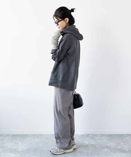 B.C STOCK（ベーセーストック）の「ニットロンググローブ（アームカバー・レディース・チャコールグレー/ベージュ/ネイビー・FREE）」の5枚目の写真