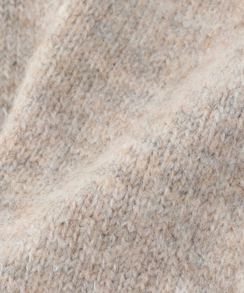 B.C STOCK（ベーセーストック）の「ニットロンググローブ（アームカバー・レディース・チャコールグレー/ベージュ/ネイビー・FREE）」の21枚目の写真