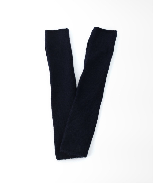 B.C STOCK（ベーセーストック）の「ニットロンググローブ（アームカバー・レディース・チャコールグレー/ベージュ/ネイビー・FREE）」の22枚目の写真