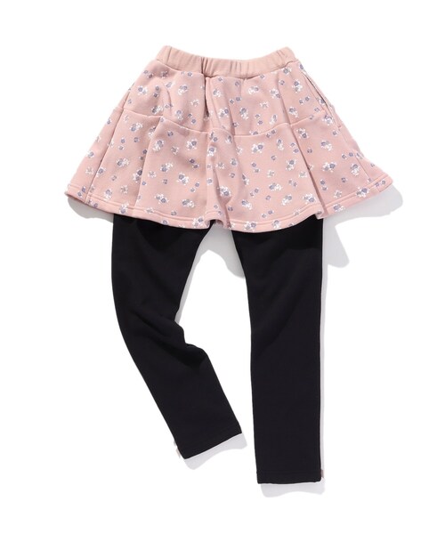 SHOO・LA・RUE（シューラルー）の「◆【90-130cm】裏シャギースカッツ（スカート・キッズ・ブラック系1/ピンク系5・09/11/12/10/13）」の4枚目の写真