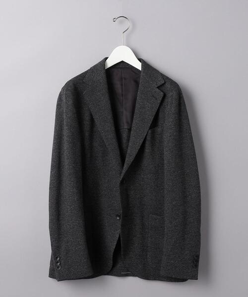 【現行】美品 ユナイテッドアローズ メランジ ジャージー 2B ジャケット UNITED ARROWS（ユナイテッドアローズ）の「メランジ ジャージー 2B