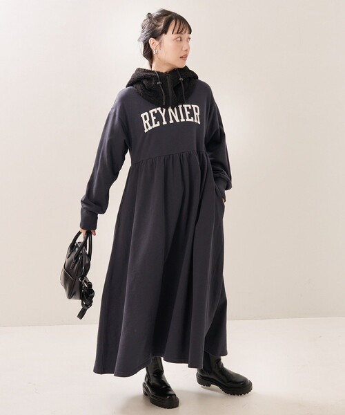 FREAK'S STORE（フリークスストア）の「ウエスト切替裏起毛ワンピース