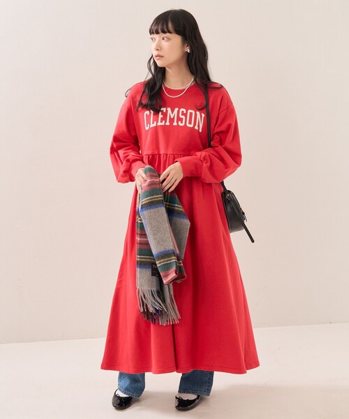 FREAK'S STORE（フリークスストア）の「ウエスト切替裏起毛ワンピース