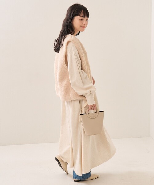 FREAK'S STORE（フリークスストア）の「ウエスト切替裏起毛ワンピース